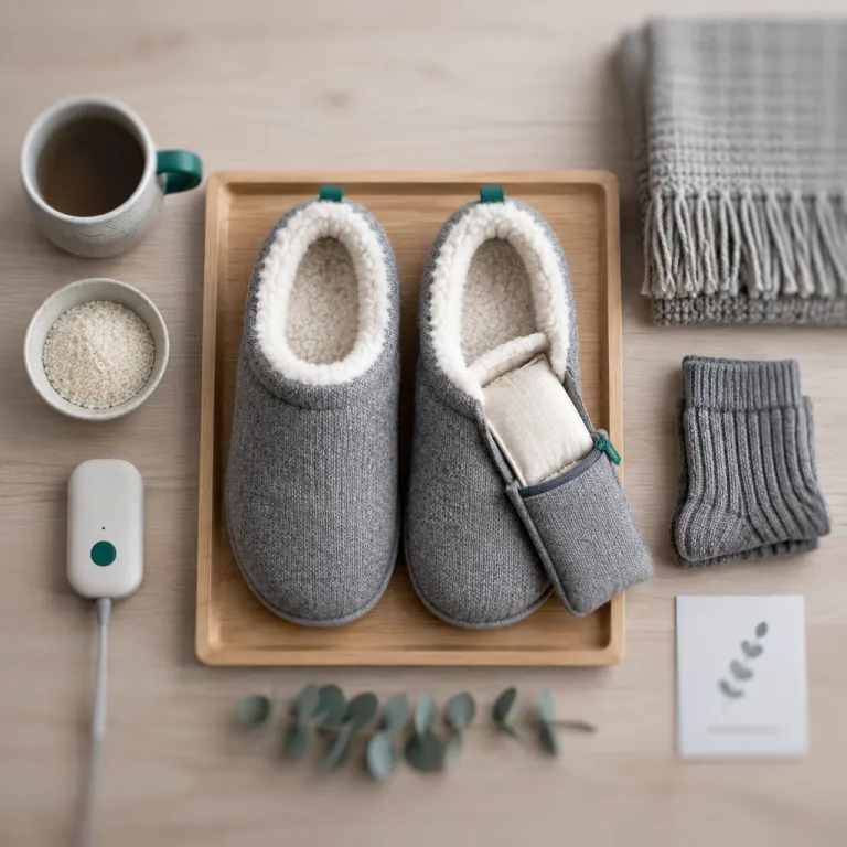 Chaussons bouillotte haut de gamme : la chaleur ciblée pour des pieds détendus à domicile