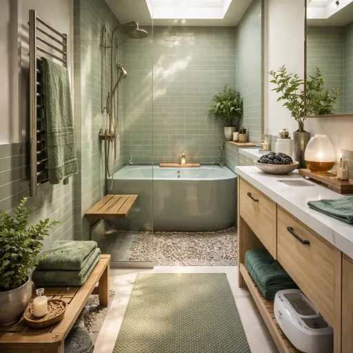 Équipements de relaxation pour petite salle de bain : transformer quelques mètres carrés en spa de récupération