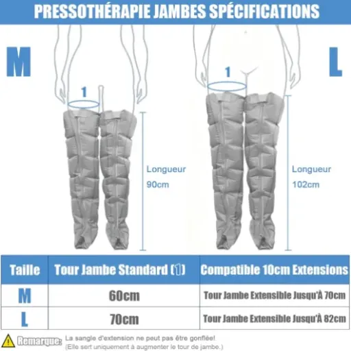 Test bottes de pressothérapie 6 chambres XifeZylith : ça fait le job pour les jambes lourdes, mais pas sans défauts