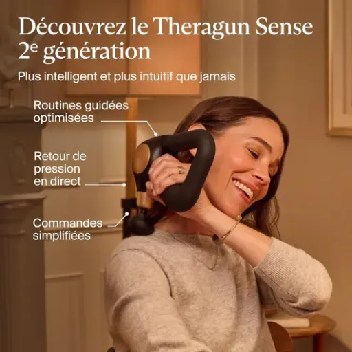 Test Therabody Theragun Sense (2e génération) : le pistolet de massage pensé pour le stress plus que pour les gros bourrins de muscu
