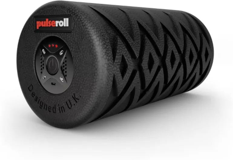 Pulseroll Rouleau en mousse vibrante pour massage des tissus profonds Noir
