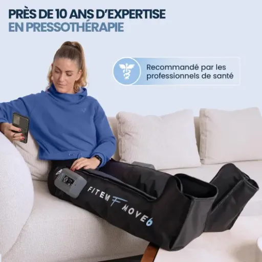 Test FITEM MOVE 6 : les bottes de pressothérapie sans fil qui simplifient la récup à la maison