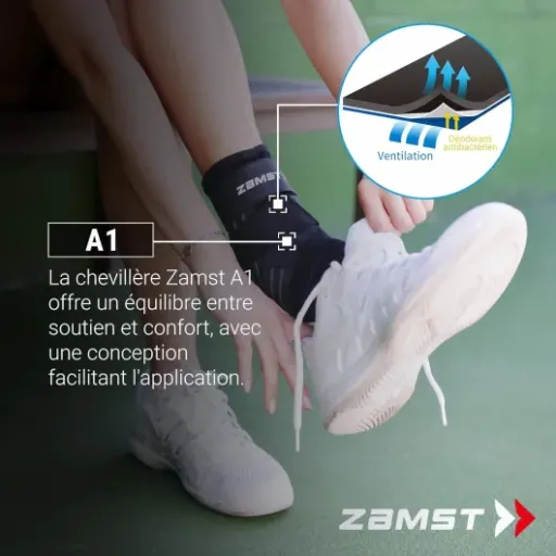 Test Zamst A1 Chevillère de Sport : la chevillère sérieuse pour reprendre sans trop flipper
