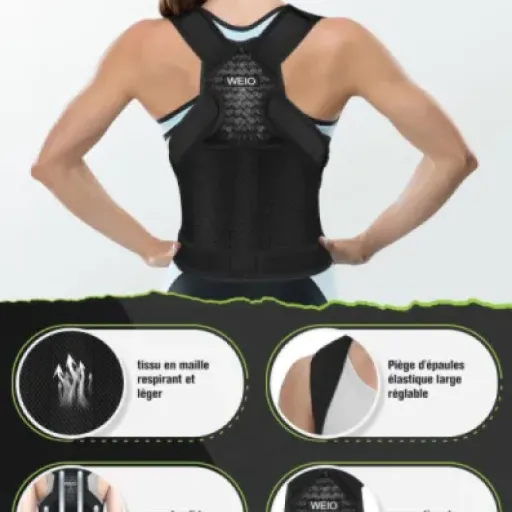 Test Correcteur de posture WEIO (taille M) : ça redresse, mais pas magique non plus