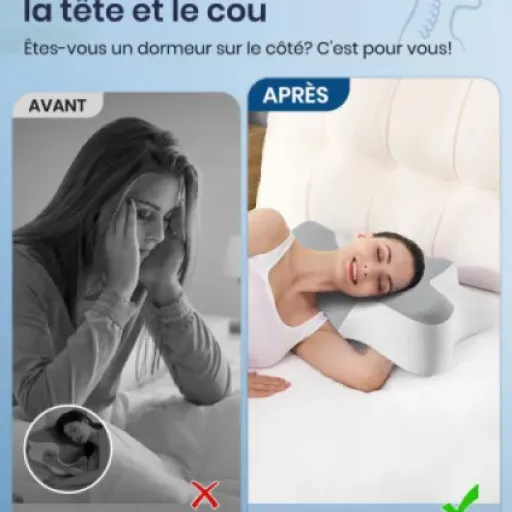 Test DONAMA Oreiller Cervical Ergonomique : un coussin mémoire de forme qui soulage vraiment… si on aime les oreillers fermes