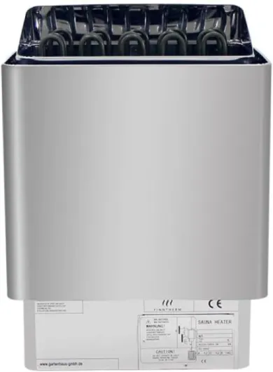 Mondospa Poêle pour sauna finlandais 3-9 kW pour usage professionnel adapté pour hôtel, SPA et maison (6 kW)