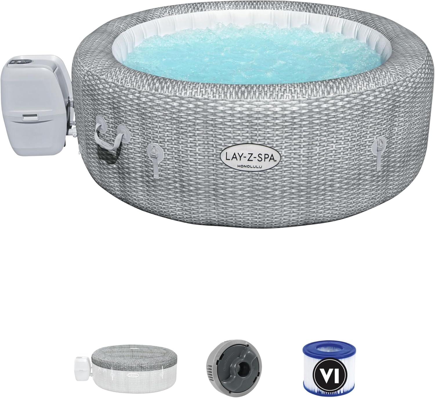 LAY-Z-SPA® Honolulu Airjet™ 196 x 71 cm, 4-6 personnes
