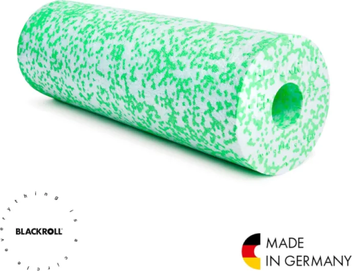 ® 45 (45 x 15 cm) - Rouleau de massage & foam rolls longs pour le yoga, le crossfit, le fitness et les étirements musculaires - Rouleau en mousse de massage des fascias Med 45 - Blanc/Vert