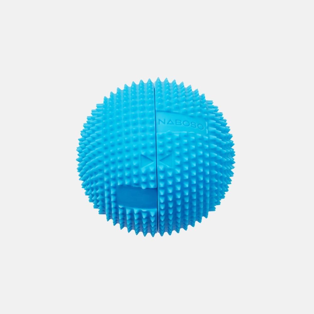 NABOSO Neuro Ball – Balle de massage texturée pour les pieds basée sur les neurosciences, outil professionnel de relâchement myofascial pour soulager et récupérer la fasciite plantaire Blue