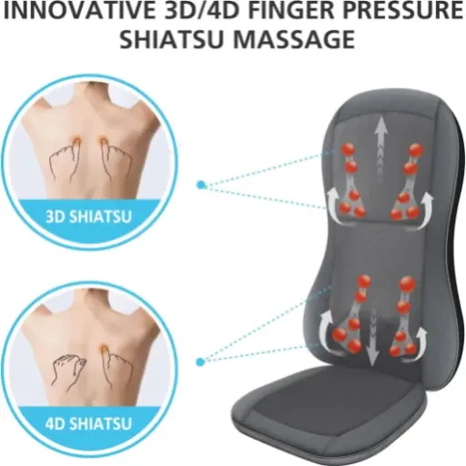 Test COMFIER Siège de Massage Shiatsu : le coussin qui remplace (un peu) les mains du kiné