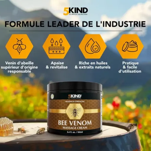 Test 5Kind Crème Venin d'Abeille : une aide correcte pour les douleurs, mais pas une baguette magique