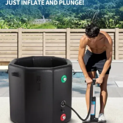 Test Garvee baquet à glace gonflable : le bain froid XXL qui fait le job sans être parfait