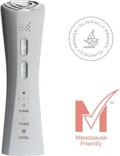 FaceRocket Appareil raffermissant et tonifiant pour le visage, Radiofréquence, Microcourant, Luminothérapie, Cryothérapie, Massage sonique, Anti-âge, Rajeunissement de la peau, Anti-rides