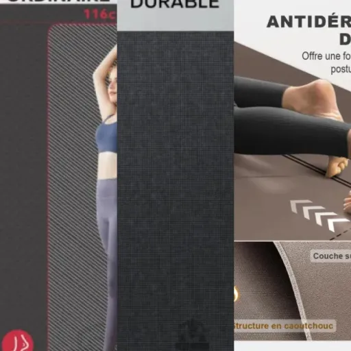 Top Tapis de yoga antidérapant