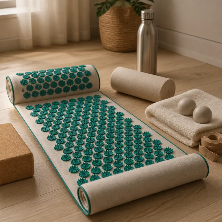 Tapis d’acupression à fleurs : le rituel discret des sportifs et des dos sensibles