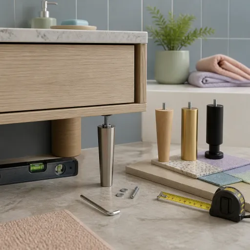 Bien choisir les pieds de meuble de salle de bain pour un espace bien être haut de gamme